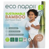 Eco Nappii Bamboo Nappies 5 (11-18KG) / Single Sprout